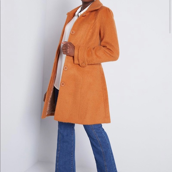 orange fall coat
